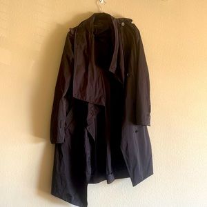 Black trench coat BCBG